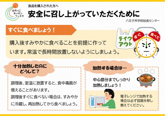 フェスタ衛生注意喚起