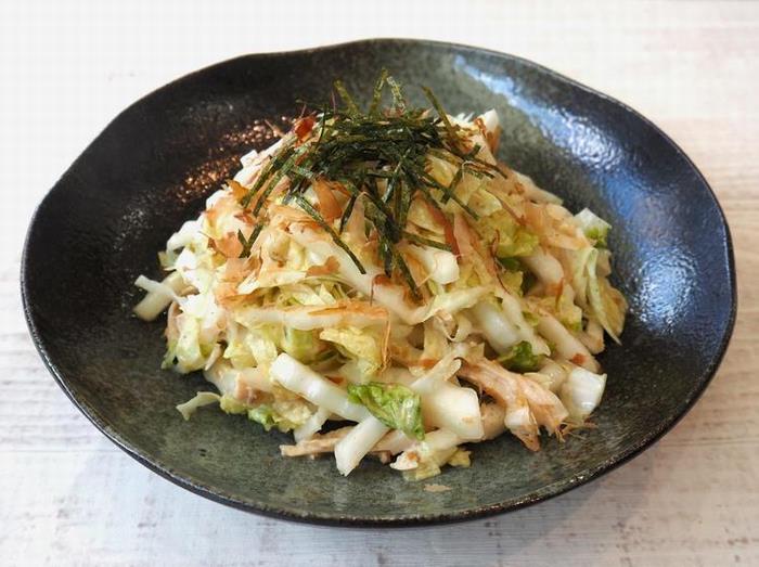まるごと白菜とチキンのサラダ