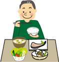 食事のイラスト