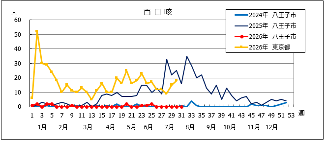 第31週　百日咳グラフ