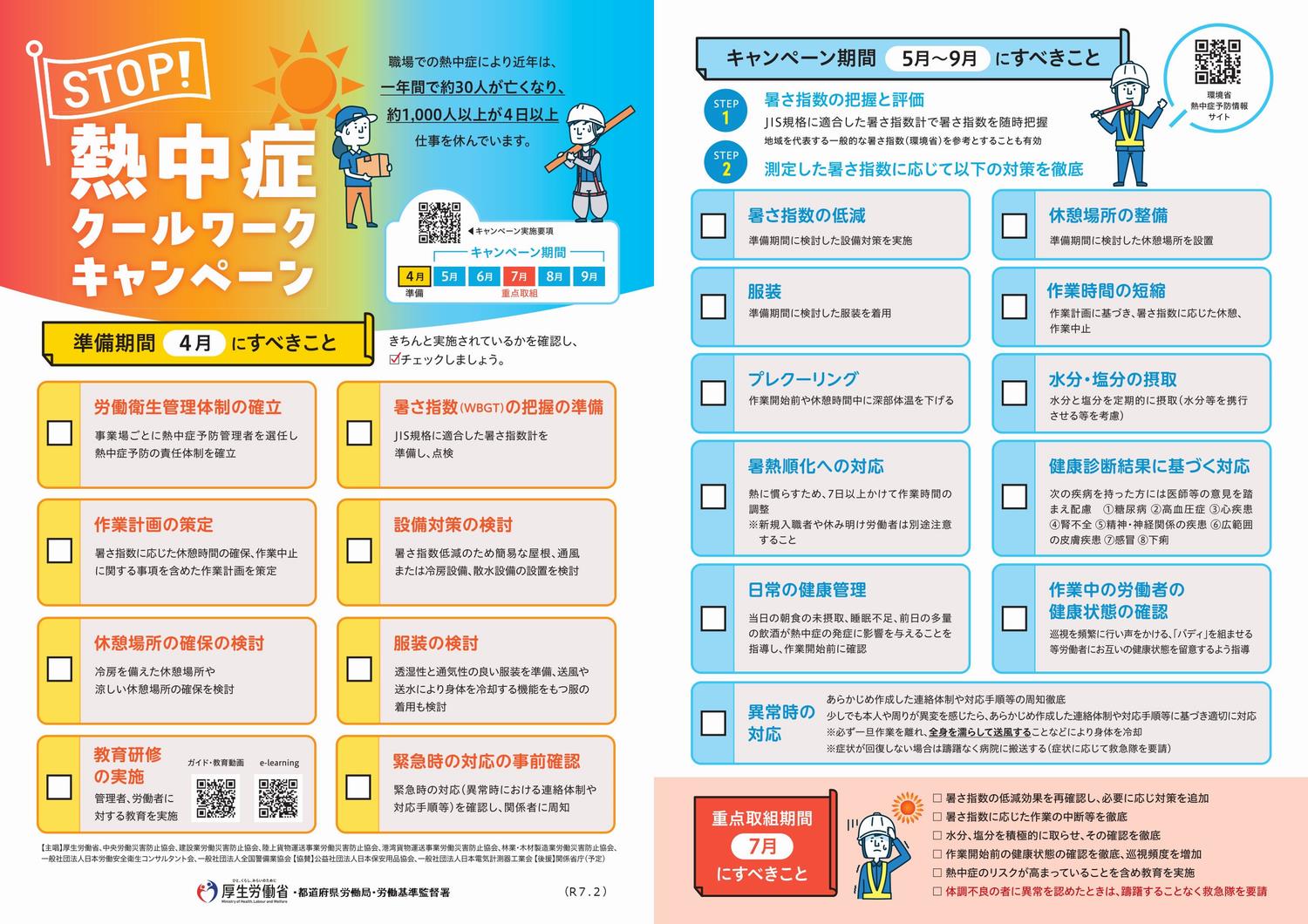 STOP!熱中症クールワークキャンペーン