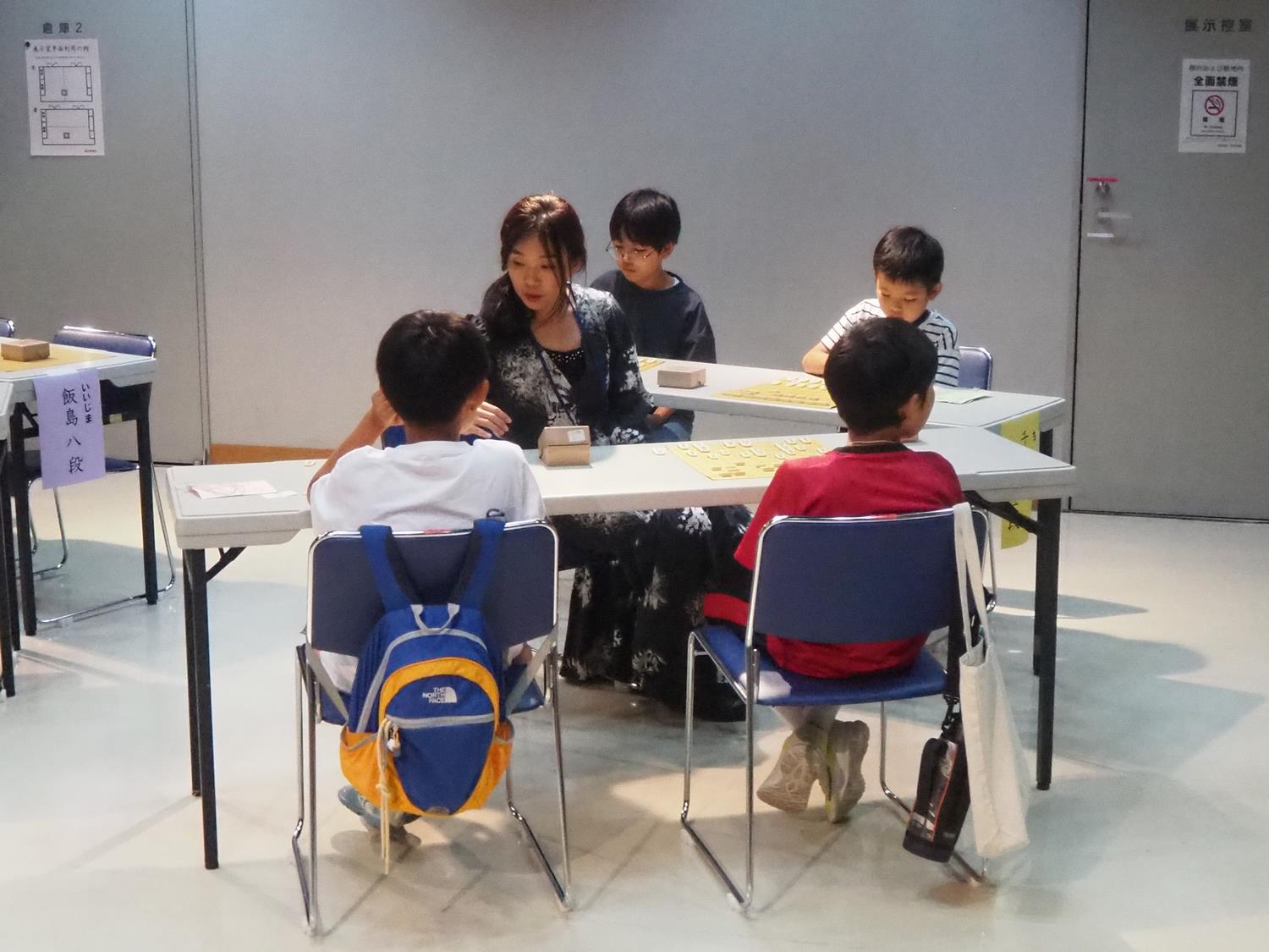 指導対局コーナーの様子
