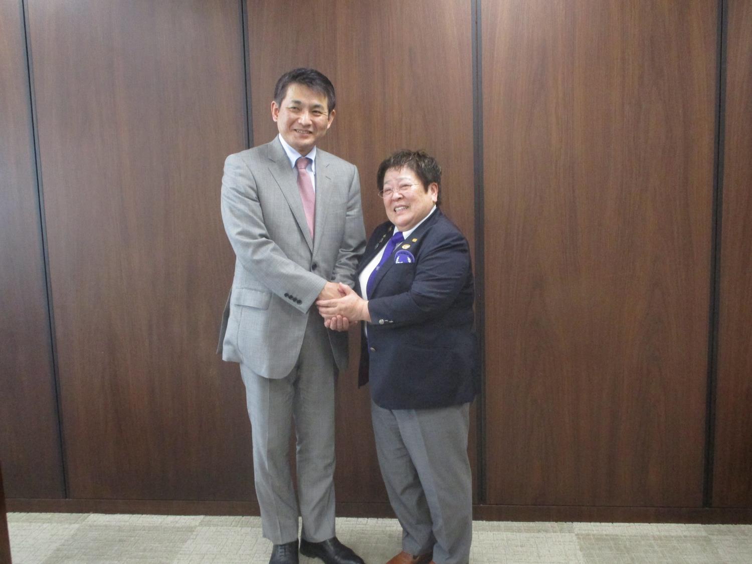 5月15日表敬訪問