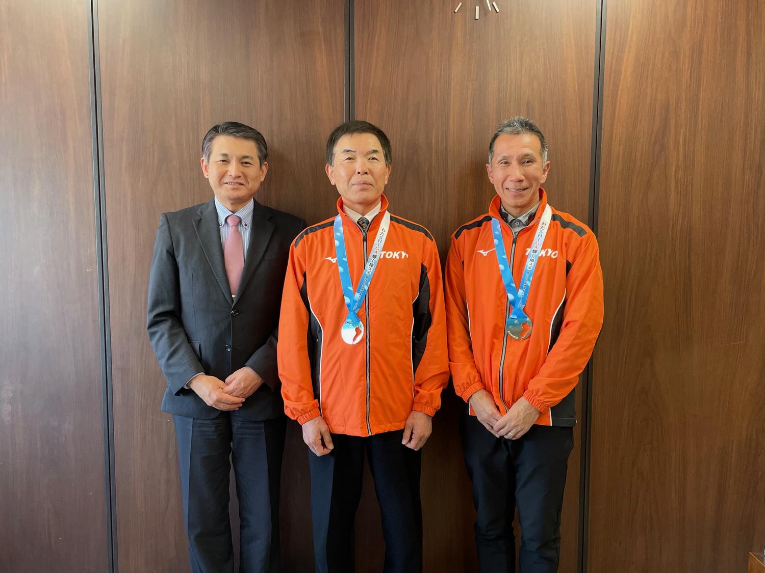 表敬訪問の様子