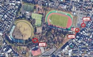 富士森公園航空写真