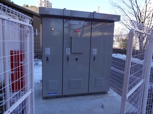 宮上中学校の蓄電池