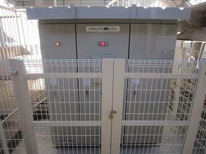 石川中学校の蓄電池