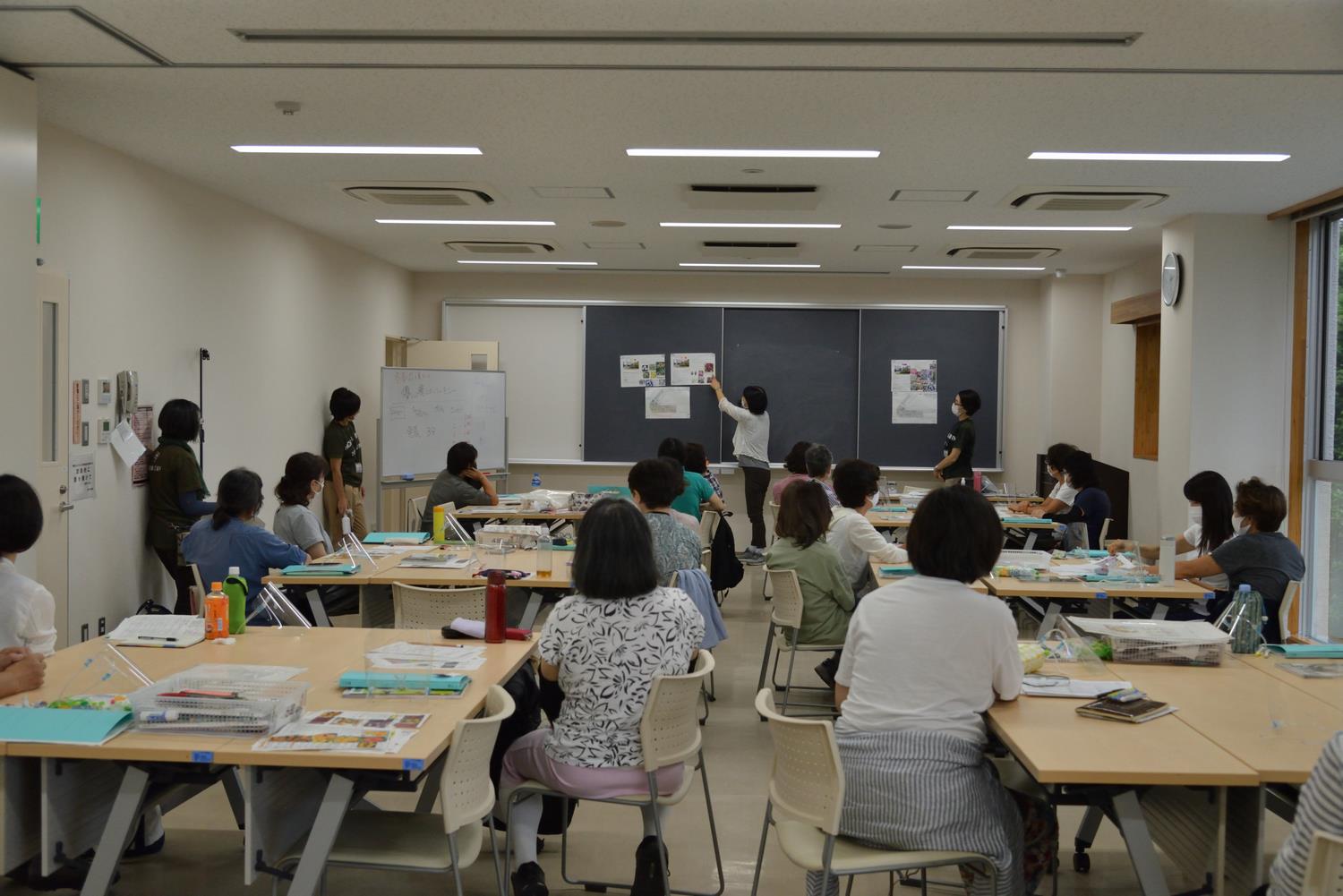 花壇デザインワークショップの発表