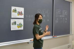 講義の様子　大滝先生