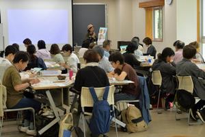 植付け後の花壇の様子