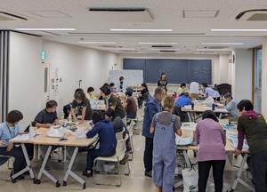 さし芽実習の様子