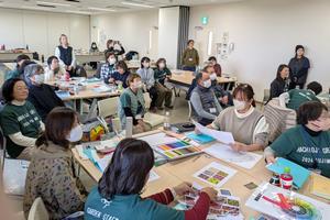 花壇デザインワークショップの様子