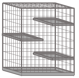 ペットケージ（多段）