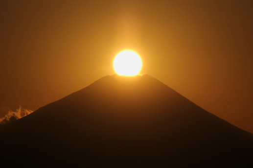 12月 ダイヤモンド富士