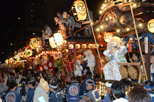山車が一堂に集結