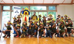 子ども手作り甲冑教室2